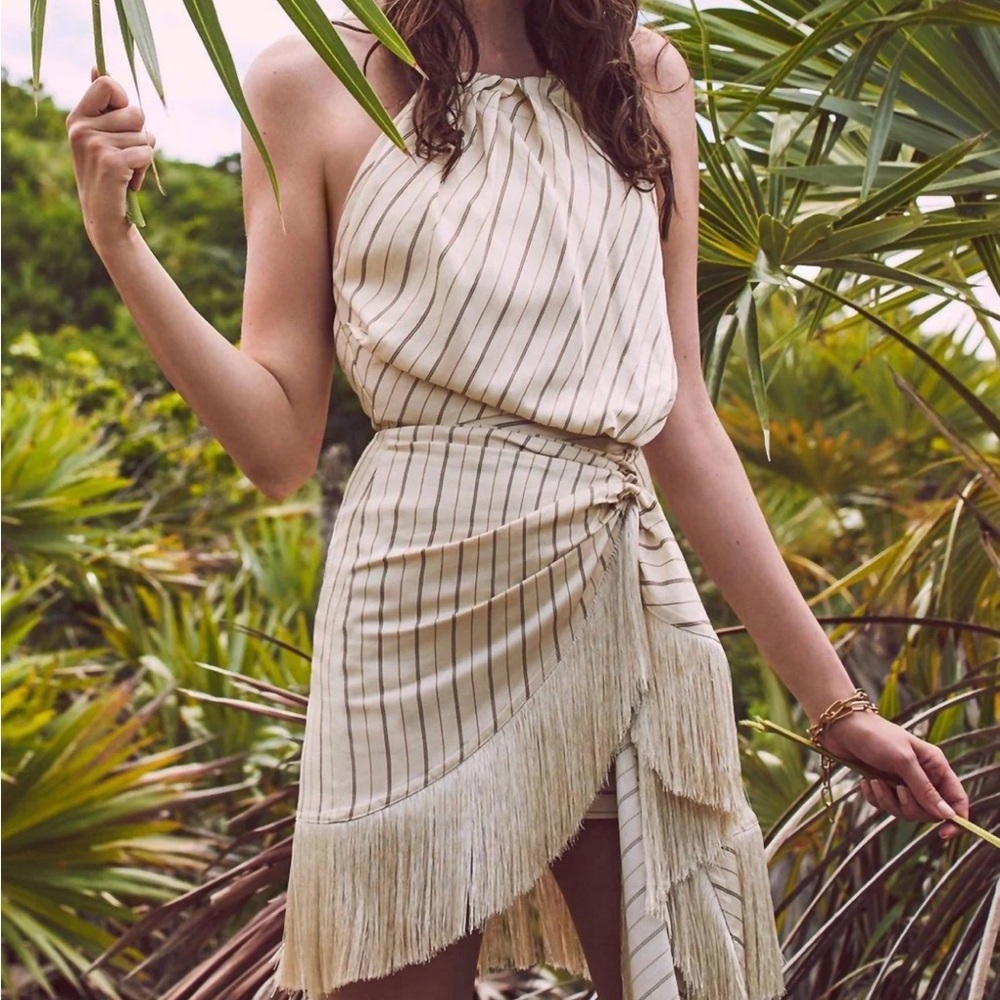 NWT ALEXIS FRINGE MINI